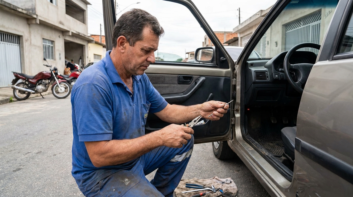 Serviço de Extração de Chave Quebrada no Eusébio, Fortaleza‑CE