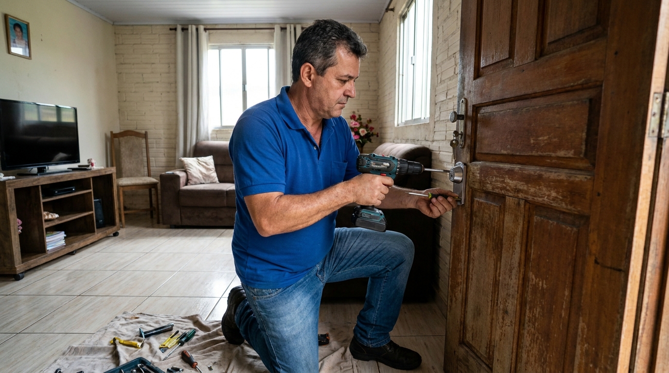 Serviço de Instalação de Fechadura Residencial no Cocó, Fortaleza‑CE
